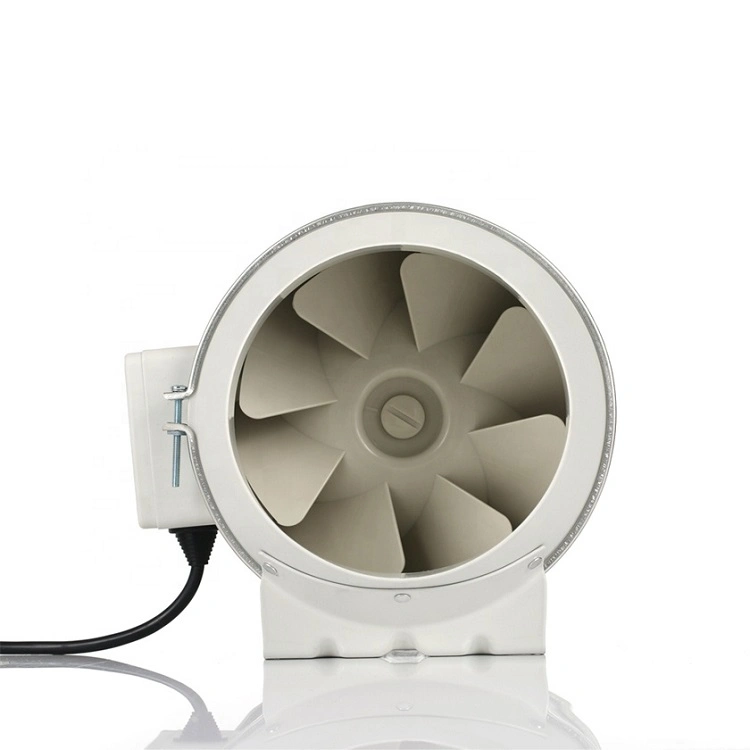 4 6 8 Inch 110-240V Air Blower Commercial Industrial Factory Ventilation Ec Inline Duct Booster Fan for Hydroponics/Greenhouse/Hotel